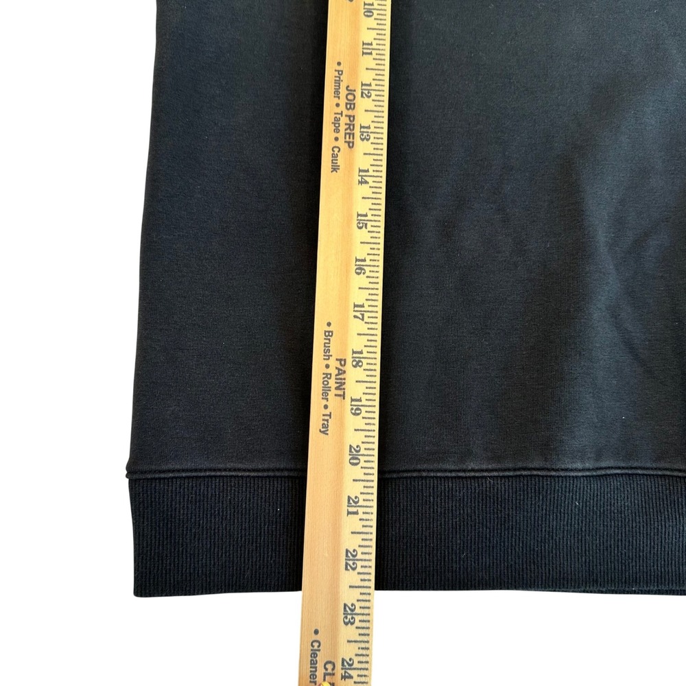 NOBULL Mens Black Cotton‎ Blend Logo Raglan Crewneck Sweatshirt Size Small - Picture 5 of 8